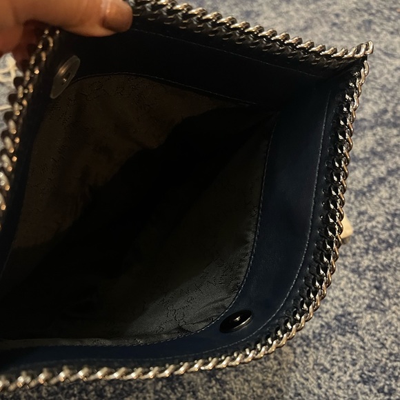 Stella McCartney Satin and Chain Fold over Envelope Clutch - Picture 6 of 6